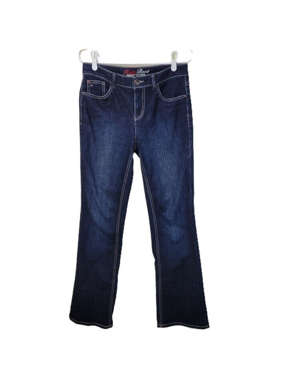 Tommy Hilfiger Hope Boot Denim Jeans Dark Wash 5 Pocket Women's Size 6R